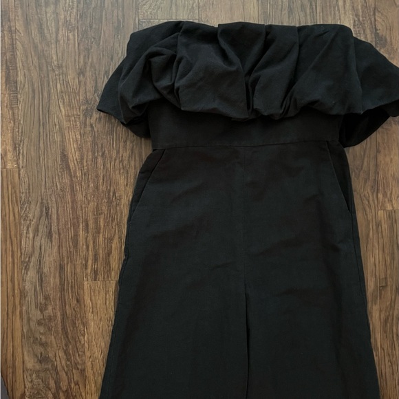 Simkhai Jumpsuit puff detail distressed black size 8 - Picture 6 of 16